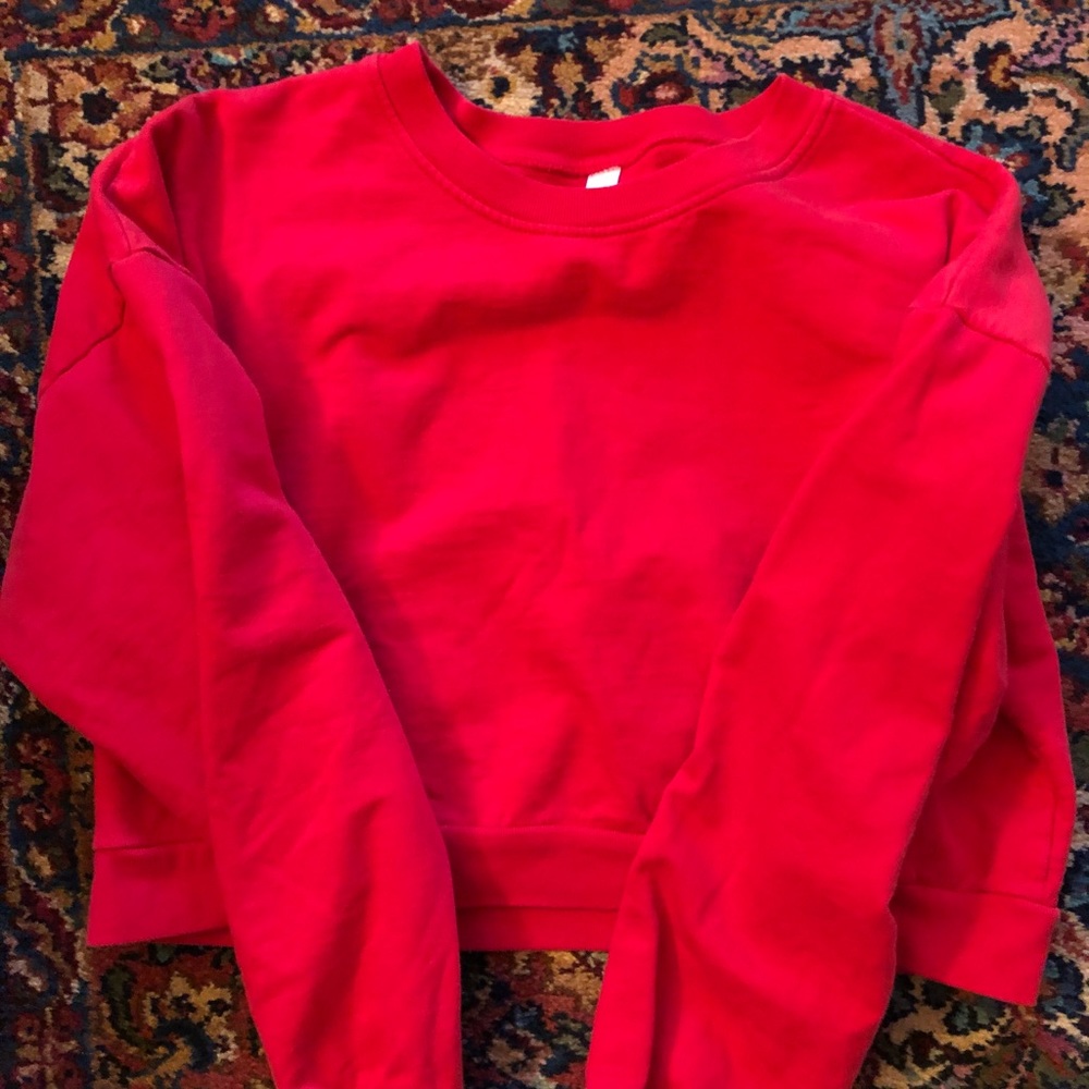 FREE SHIPPING American Apparel Crop Fleece Sweater
